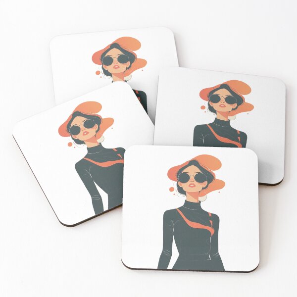 Item preview, Minimalist Woman Line Art — Elegant Feminine Silhouette Drawing designed and sold by Ditstyle.