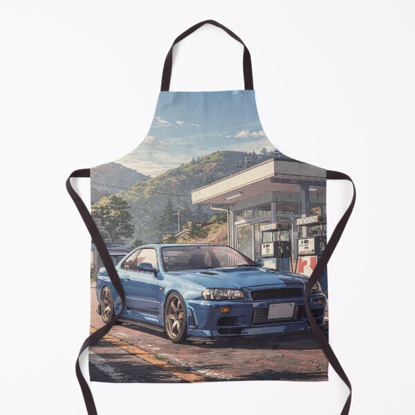 Item preview, Skyline R34 JDM Mountain Road Retro Anime designed and sold by RCStoreUy.