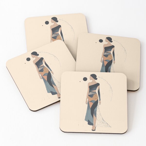 Item preview, Minimalist Woman Line Art — Elegant Feminine Silhouette Drawing designed and sold by Ditstyle.