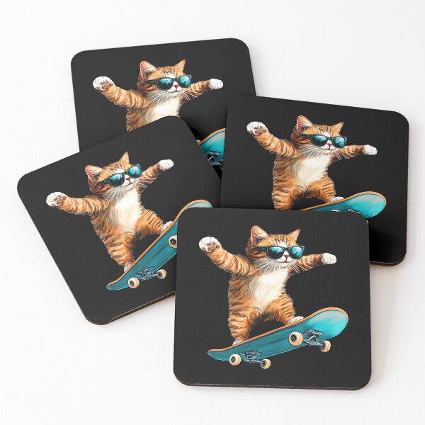 Item preview, Cat Skater designed and sold by Soulskier.