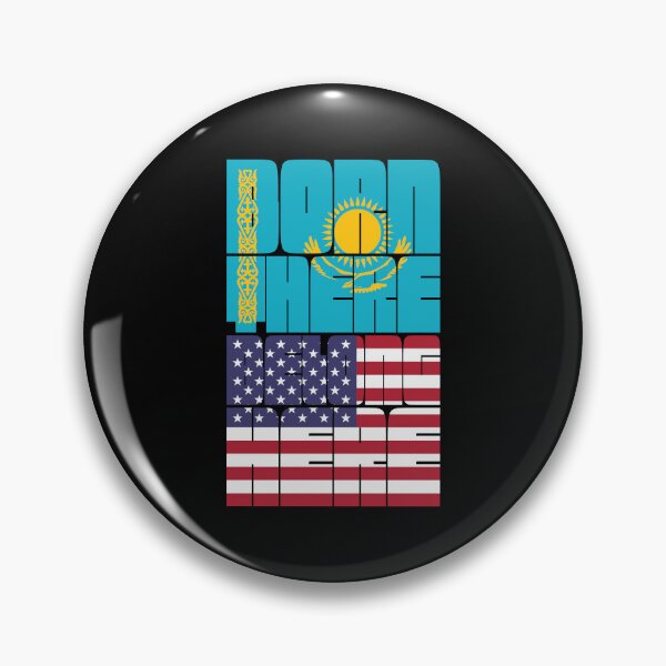 Item preview, Born Kazakhstan Belong American designed and sold by FlagX.