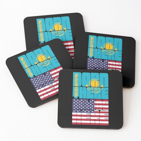 Item preview, Born Kazakhstan Belong American designed and sold by FlagX.