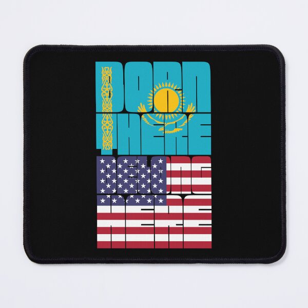 Item preview, Born Kazakhstan Belong American designed and sold by FlagX.