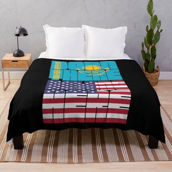 Item preview, Born Kazakhstan Belong American designed and sold by FlagX.