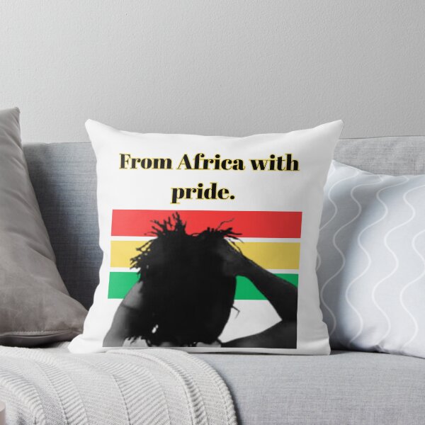Item preview, "From Africa With Pride" - Red Yellow Black Afrocentric Art T-Shirt Featuring Rasta Woman Photography designed and sold by BennDeLeon.