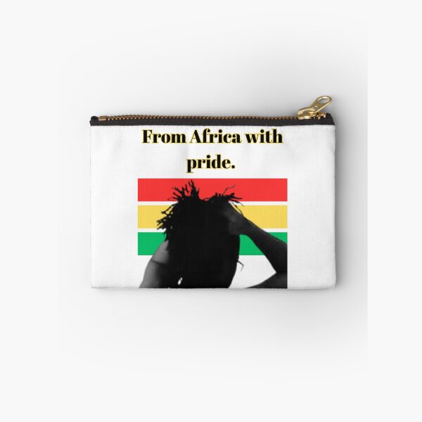 Item preview, "From Africa With Pride" - Red Yellow Black Afrocentric Art T-Shirt Featuring Rasta Woman Photography designed and sold by BennDeLeon.