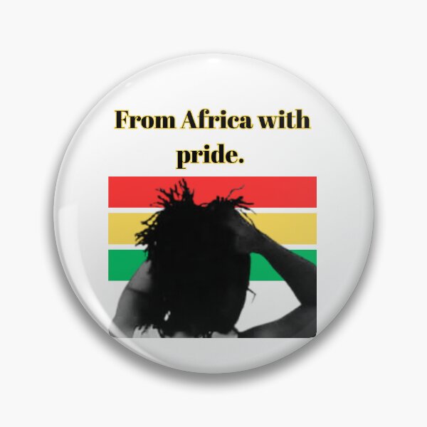 Item preview, "From Africa With Pride" - Red Yellow Black Afrocentric Art T-Shirt Featuring Rasta Woman Photography designed and sold by BennDeLeon.