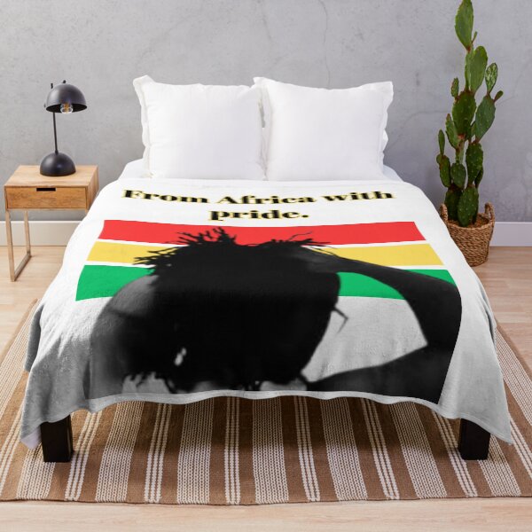 Item preview, "From Africa With Pride" - Red Yellow Black Afrocentric Art T-Shirt Featuring Rasta Woman Photography designed and sold by BennDeLeon.