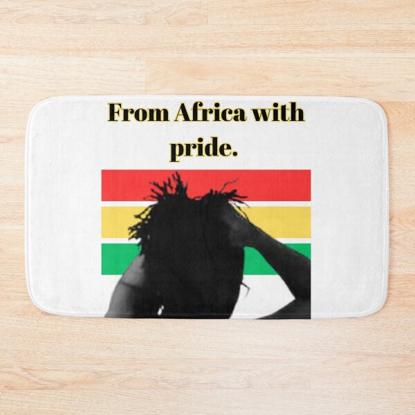 Item preview, "From Africa With Pride" - Red Yellow Black Afrocentric Art T-Shirt Featuring Rasta Woman Photography designed and sold by BennDeLeon.