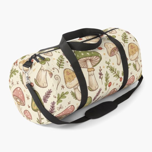 Item preview, Colorful Cottagecore Mushroom Pattern designed and sold by CraftachicDsgn.
