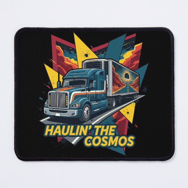 Item preview, Haulin' The Cosmos - Epic Galactic Trucker Aesthetic designed and sold by BounoWorld.