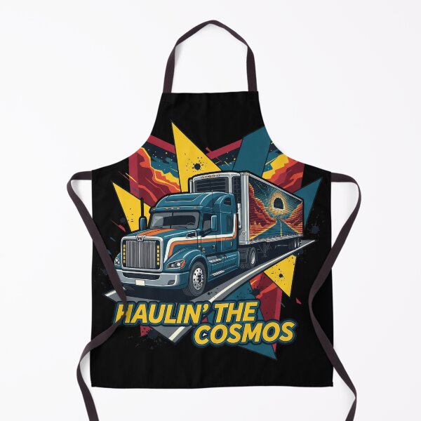 Item preview, Haulin' The Cosmos - Epic Galactic Trucker Aesthetic designed and sold by BounoWorld.