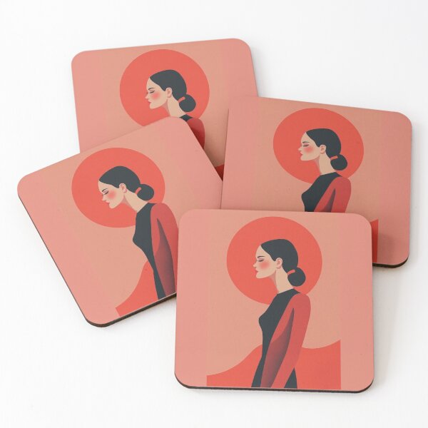 Item preview, Minimalist Woman Line Art — Elegant Feminine Silhouette Drawing designed and sold by Ditstyle.