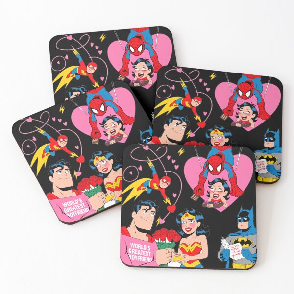 Artikelvorschau, Superhelden-Valentinstagswitze | DC Marvel Fan-Art-Romantik entworfen und verkauft von Midnight Veil Designs.
