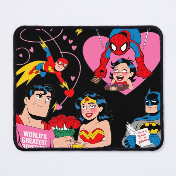 Item preview, Superhero Valentine's Puns | DC Marvel Fan Art Romance designed and sold by Midnight Veil Designs.