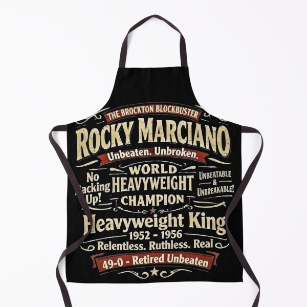 Item preview, Rocky Marciano Unbeaten Heavyweight Champion 49-0 Vintage Boxing Design designed and sold by The Irish Whip.