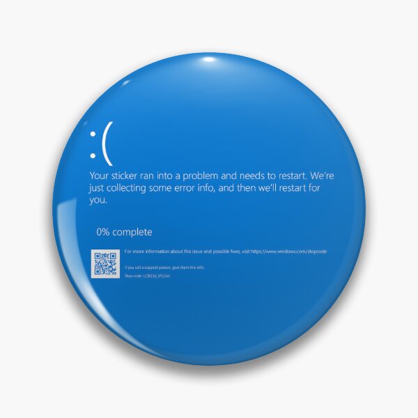 Item preview, Windows BSOD (Blue Screen of Death) designed and sold by eliweitz.