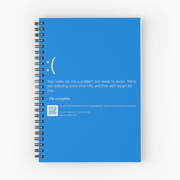 Item preview, Windows BSOD (Blue Screen of Death) designed and sold by eliweitz.