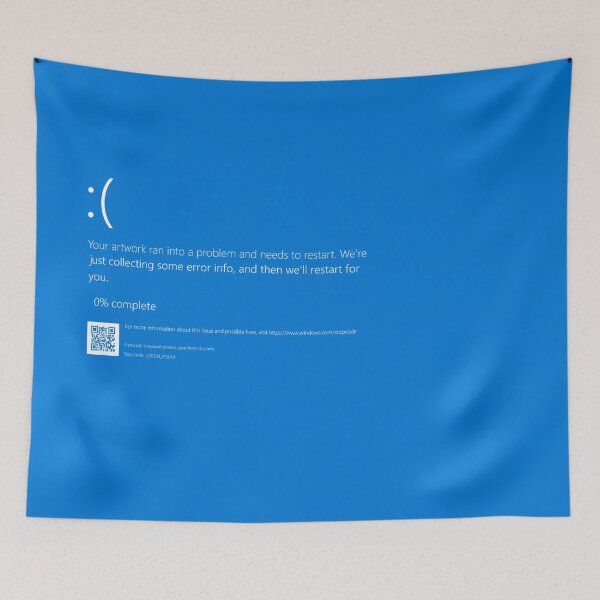 Item preview, Windows BSOD (Blue Screen of Death) designed and sold by eliweitz.