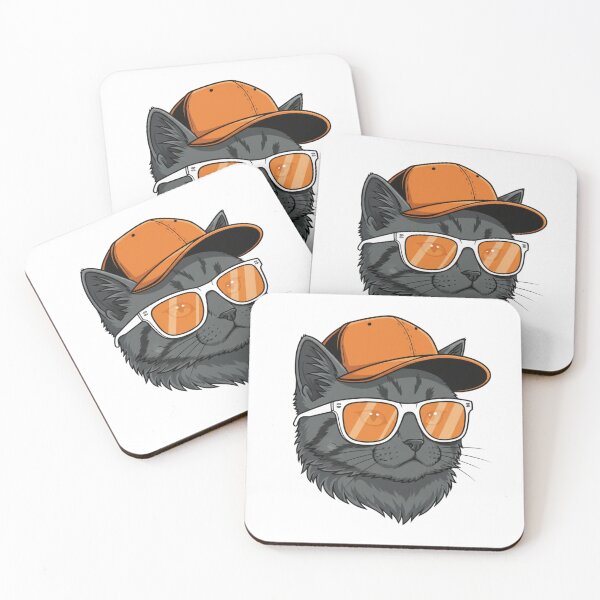 Item preview, Cool cat summer designed and sold by ThinkQuietlyProject.
