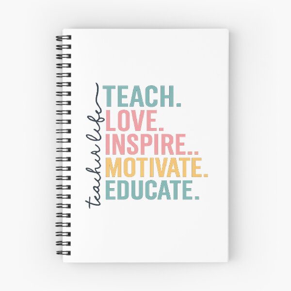 Item preview, Teacher Life, Teach Love Inspire Motivate Educate  designed and sold by CloudyPress.