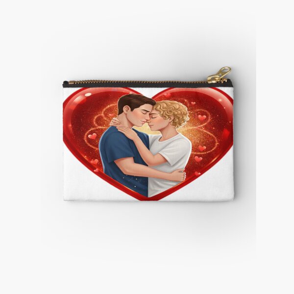 Item preview, Soulmates' Connection - Romantic Gay Couple Valentine Art designed and sold by Droosam.