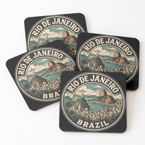 Item preview, Rio De Janeiro Brazil Vintage Travel designed and sold by TomFrontierArt.