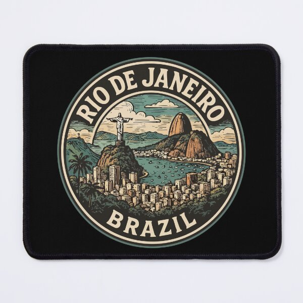 Item preview, Rio De Janeiro Brazil Vintage Travel designed and sold by TomFrontierArt.
