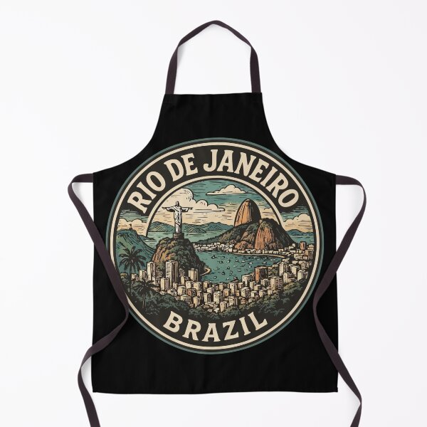 Item preview, Rio De Janeiro Brazil Vintage Travel designed and sold by TomFrontierArt.