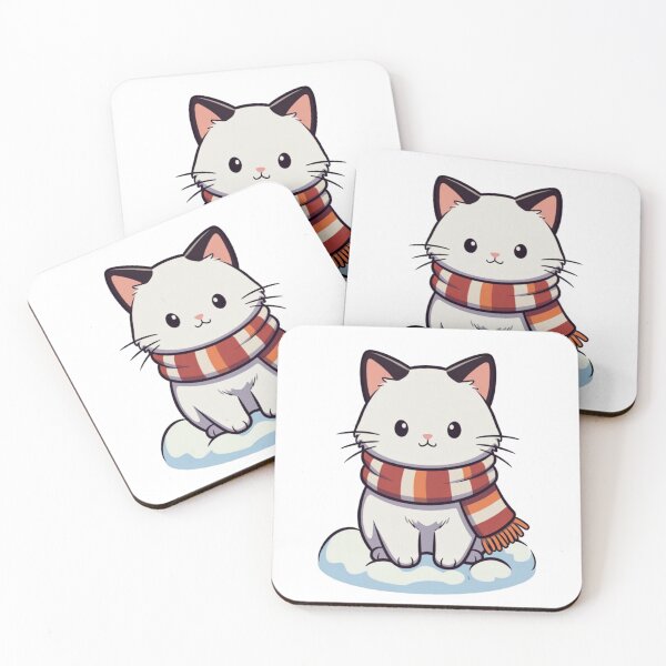 Item preview, Pretty cat in the snow designed and sold by UrbanView.