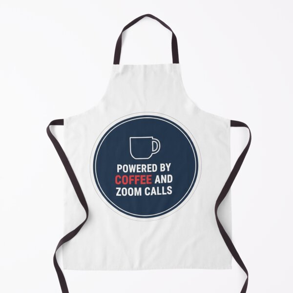 Item preview, Funny Coffee and Zoom Calls Remote Work Badge designed and sold by ZYNORAworld.