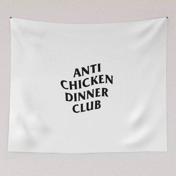 Item preview, PLAYERUNKNOWN'S BATTLEGROUNDS - (PUBG) |  ANTI CHICKEN DINNER CLUB designed and sold by AboutAbove.