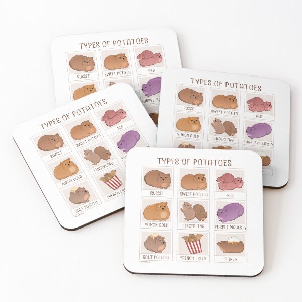 Item preview, Types of Hyrax Potatoes designed and sold by rachelka.