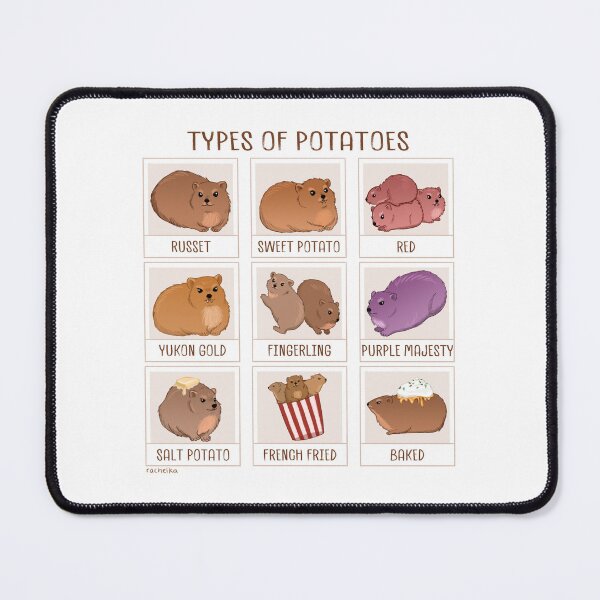 Item preview, Types of Hyrax Potatoes designed and sold by rachelka.