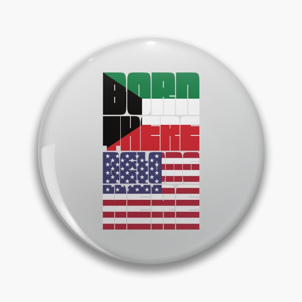 Item preview, Born Kuwait Belong American designed and sold by FlagX.