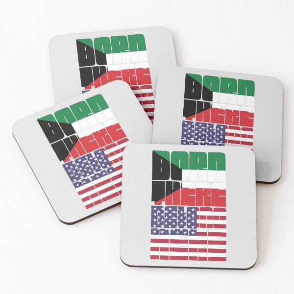 Item preview, Born Kuwait Belong American designed and sold by FlagX.
