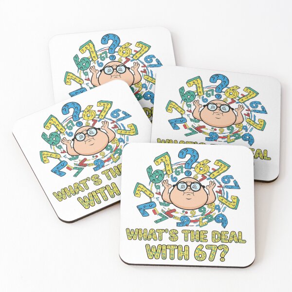 Item preview, What’s The Deal With 67 – Funny Mystery Number T-Shirt designed and sold by Imaginarium of Chaos falcon88 .