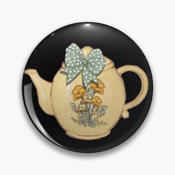 Item preview, Teacup with Polka-Dotted Bow designed and sold by JoyfulWhimsy.