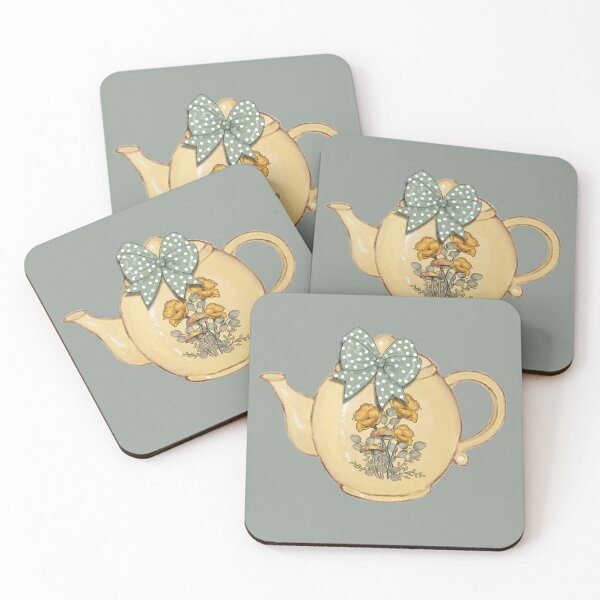 Item preview, Teacup with Polka-Dotted Bow designed and sold by JoyfulWhimsy.