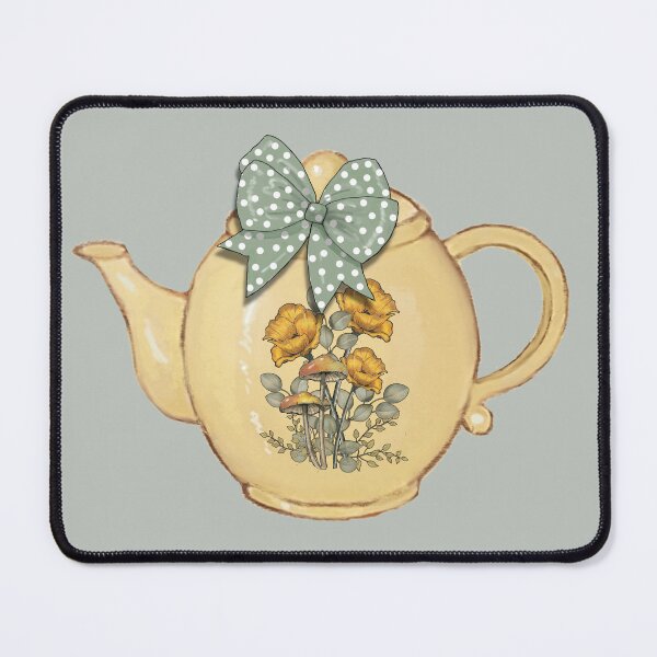 Item preview, Teacup with Polka-Dotted Bow designed and sold by JoyfulWhimsy.