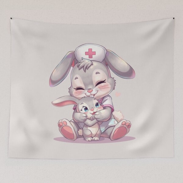 Item preview, Nurse Bunny Gentle Touch designed and sold by Nature's Palette.