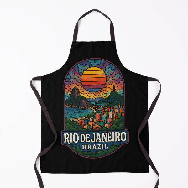 Item preview, Rio De Janeiro Psychedelic Trippy Art Travel designed and sold by TomFrontierArt.