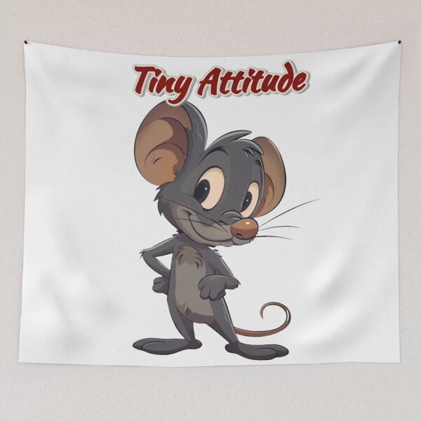 Item preview, Street Mouse Soft Chaos Collection – Tiny Attitude Cute Sarcastic Mouse Meme designed and sold by MiraLumeStudio.