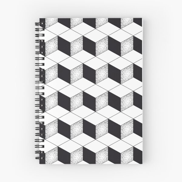 Item preview, Pattern black and white cubes designed and sold by Good_Things.