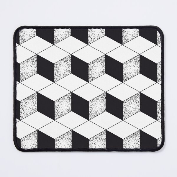 Item preview, Pattern black and white cubes designed and sold by Good_Things.