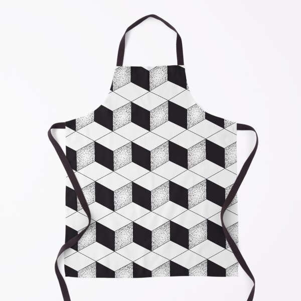 Item preview, Pattern black and white cubes designed and sold by Good_Things.