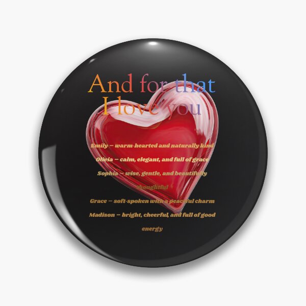 Item preview, Personalized Red Heart with Names – Valentine’s Design designed and sold by FullerMagic.