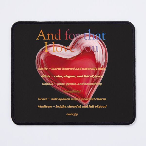 Item preview, Personalized Red Heart with Names – Valentine’s Design designed and sold by FullerMagic.