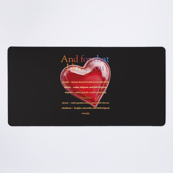Item preview, Personalized Red Heart with Names – Valentine’s Design designed and sold by FullerMagic.