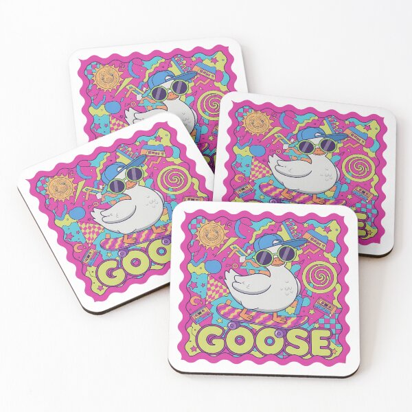 Item preview, 90s Skate Goose – Retro Old School Skateboarding Goose with Cap & Sunglasses designed and sold by GlobalBoom.